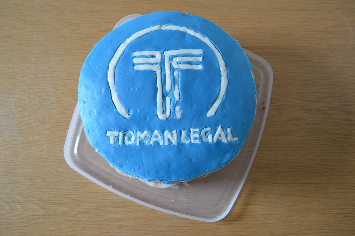 Tidman Legal Cake