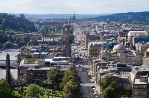 Edinburgh Princes Street Food and drink startup